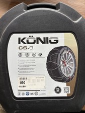 KONIG Chaînes à neige neuves CS 9/090