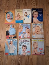 10 anciens magazines Tricotons, mon tricot, tricot mode, la layette
