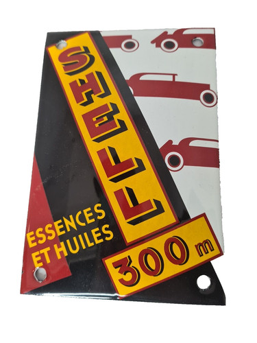 Plaque émaillée shell - plaque,