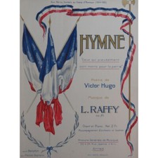 RAFFY Louis Hymne Chant Piano ca1918