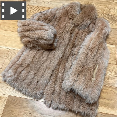 Manteau fourrure renard - manteau, de