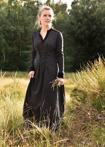 Médiéval robe noir avec - médiéval,