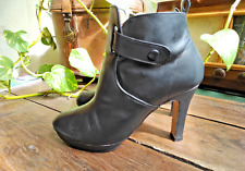 REPETTO BOTTINES BOTILLONS CUIR NOIR T40