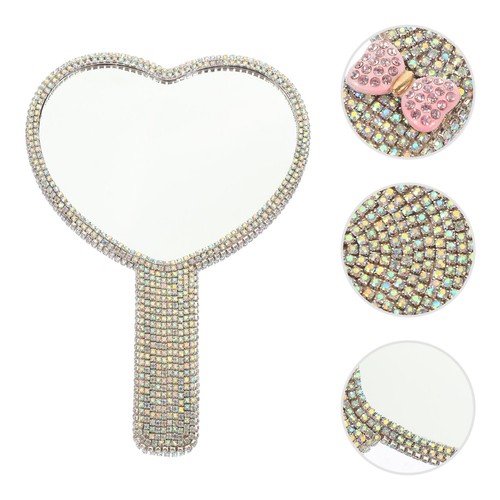 Miroir main en - main, strass