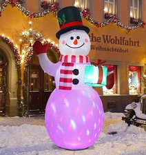 Poupée De Neige Gonflable 1,8 Mètres Décoration De Noël - Noël
