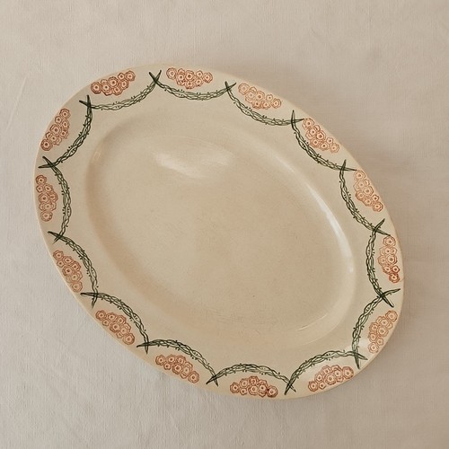 Plat ovale décor meudon - décor, de