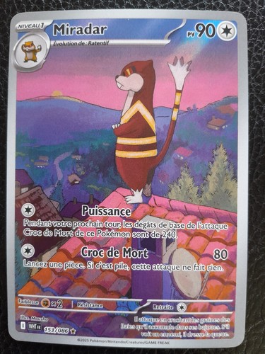 Carte pokémon miradar 153 086 - pokémon,
