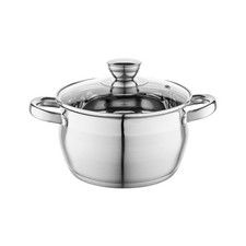 Faitout Inox 34 l I Diamètre de 20 cm I Marmite Inox OLIVER I Casserole Acier...