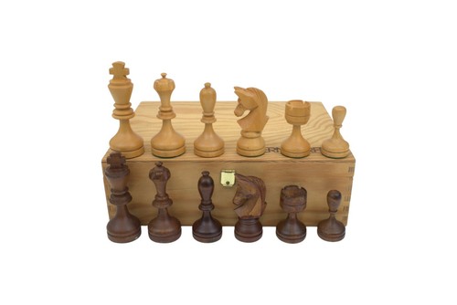 Jeu échecs bois avec - jeu, en