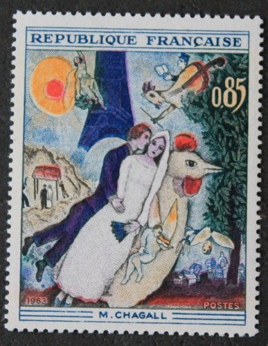 Timbre france tableau - france, marc