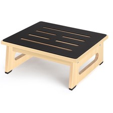 Un marchepied en bois de 14 cm