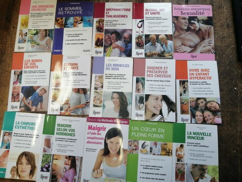 Lot livres guide santé - 15,