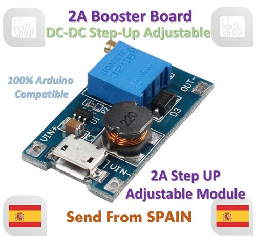 Booster step up 2 24v - dc-dc, 2/24v