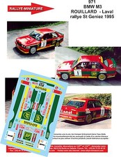 DECALS 1/43 REF 0971 BMW M3