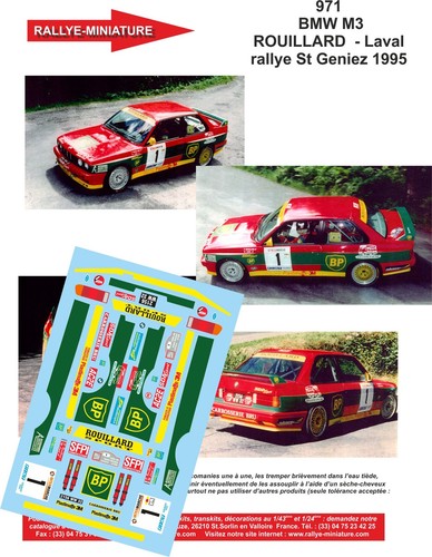 Decals ref 0971 - 1/43,