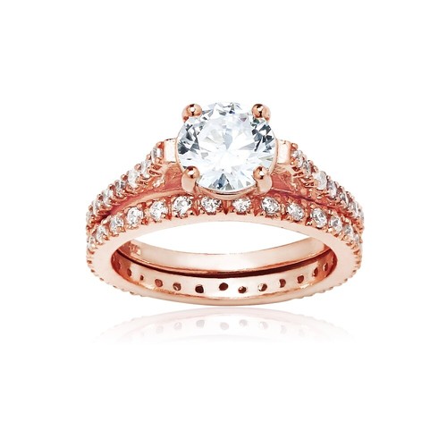 Rose sur argent mariage - rose,