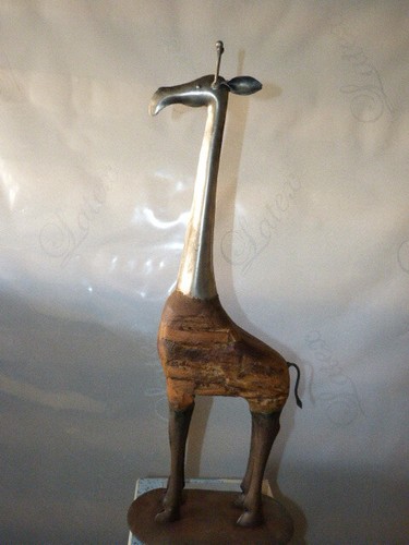 Grande girafe bois - grande,