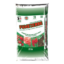 Fumier bovin déshydraté, sac