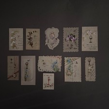 Lot de 11 images pieuses en