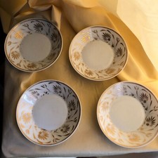 4 COUPELLES   PORCELAINE DE  PARIS   19 EME SIECLE INV X