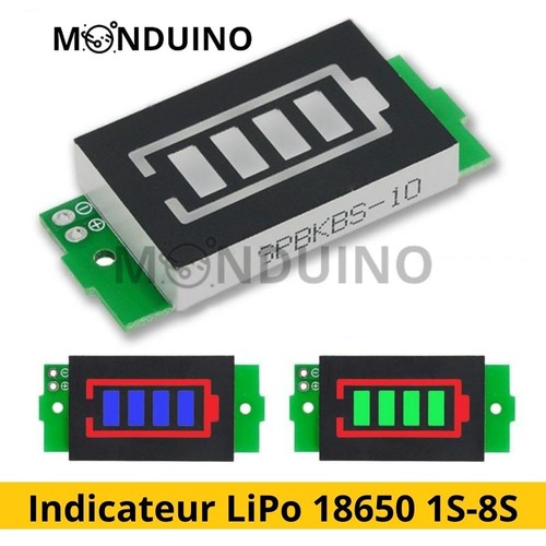 Indicateur batterie lipo - indicateur,