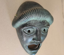 Masque Grec en terre cuite