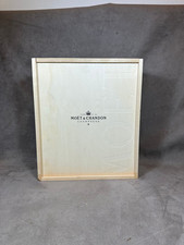 Wooden case for 3 bottles of champagne Moet&Chandon Made in France