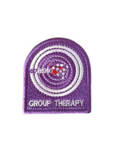 Patch Group Therapy violet velcro - Livraison gratuite