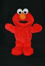 Peluche doudou Elmo Sésame Street TYCO 1997 rouge 38 cm TTBE