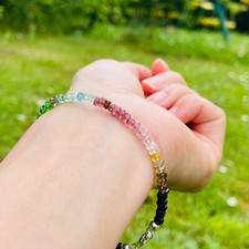 bracelet argent en pierre