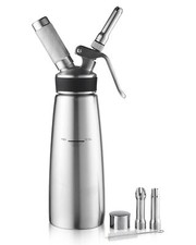 Siphon Chantilly Syphon INOX 500ml Cream Whipper l'acier Inoxydable Professio...