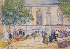 Pierre Léonce Furt aquarelle