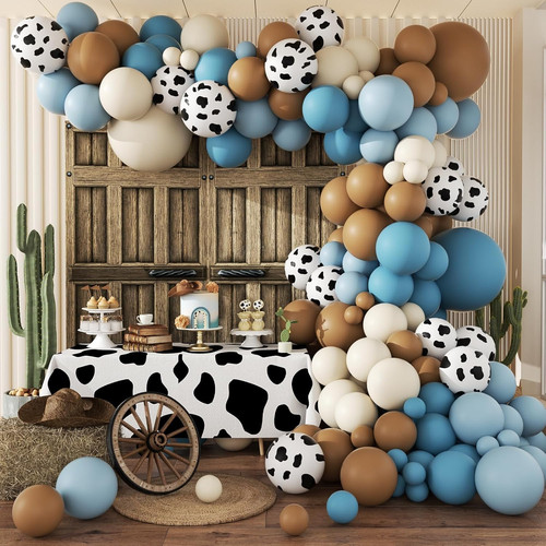 Western cowboy balloon garland - western,