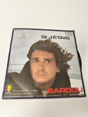 Vintage 45t michel sardou - vintage,