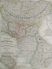 Antique Carte Italie Mer