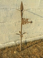 -RARE EPI DE FAITAGE GIROUETTE FER FORGE XVIIe HAUTE EPOQUE COLLECTION DECO