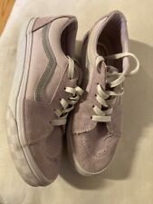 Chaussures baskets basses Vans mauve Lila taille 37.