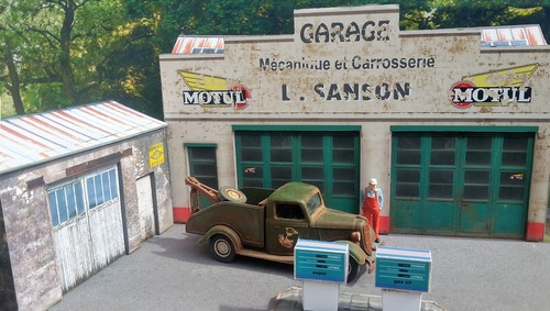 Garage motul kit papier - motul, 1/43°