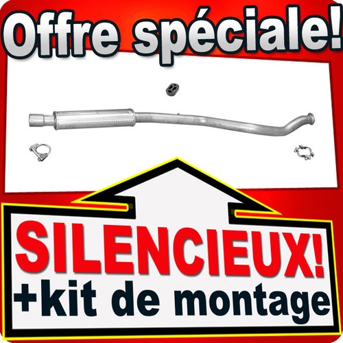 Silencieux intermédiaire pour - intermédiaire,