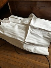 une Peau de cuir de vachette lisse blanche