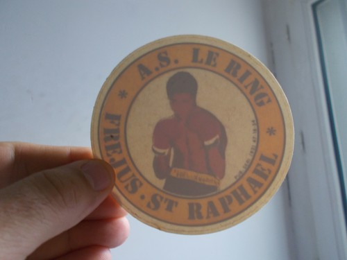 Autocollant boxe le ring - autocollant,