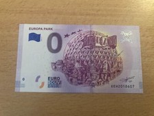 BILLET TOURISTIQUE 0 EURO ZÉRO EURO EUROPA PARK 2018