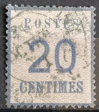 Timbre Alsace Lorraine N° 6 Oblitéré