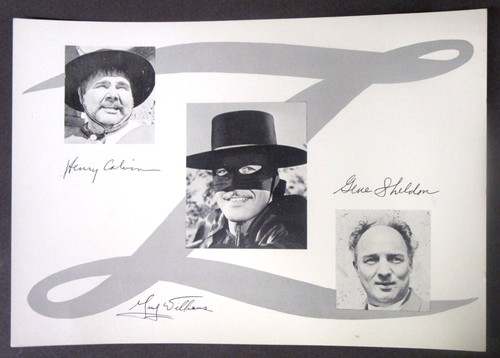 Scarce 1957 zorro cast - scarce,