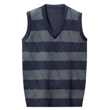 Hommes Tricoté Gilet Pull