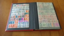 Superbe et ancien album timbres etrangers oblitérés