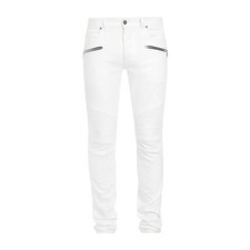 Balmain Jean blanc coupe slim