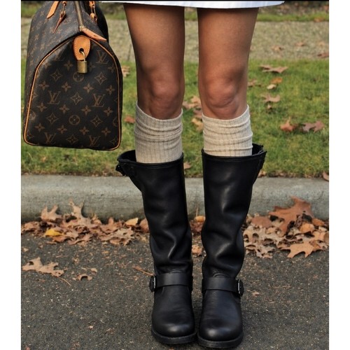 Frye vintage black leather - black,