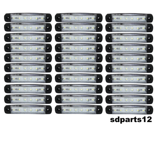 24v blanc led - x, feux