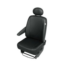 Citroën Jumper Simili Cuir Housse de Siège pour Conducteur Unique Siège Kit Noir